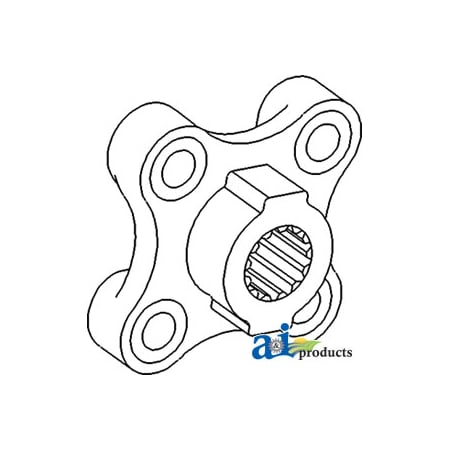 A & I Products Coupling, Coupler Pump Drive 3.7" x3.9" x2.3" A-D140524